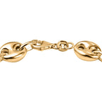 Mariner Bracelet in Yellow Gold Plated Sterling Silver (Size - 7), Silver Wt. 8.90 Gms
