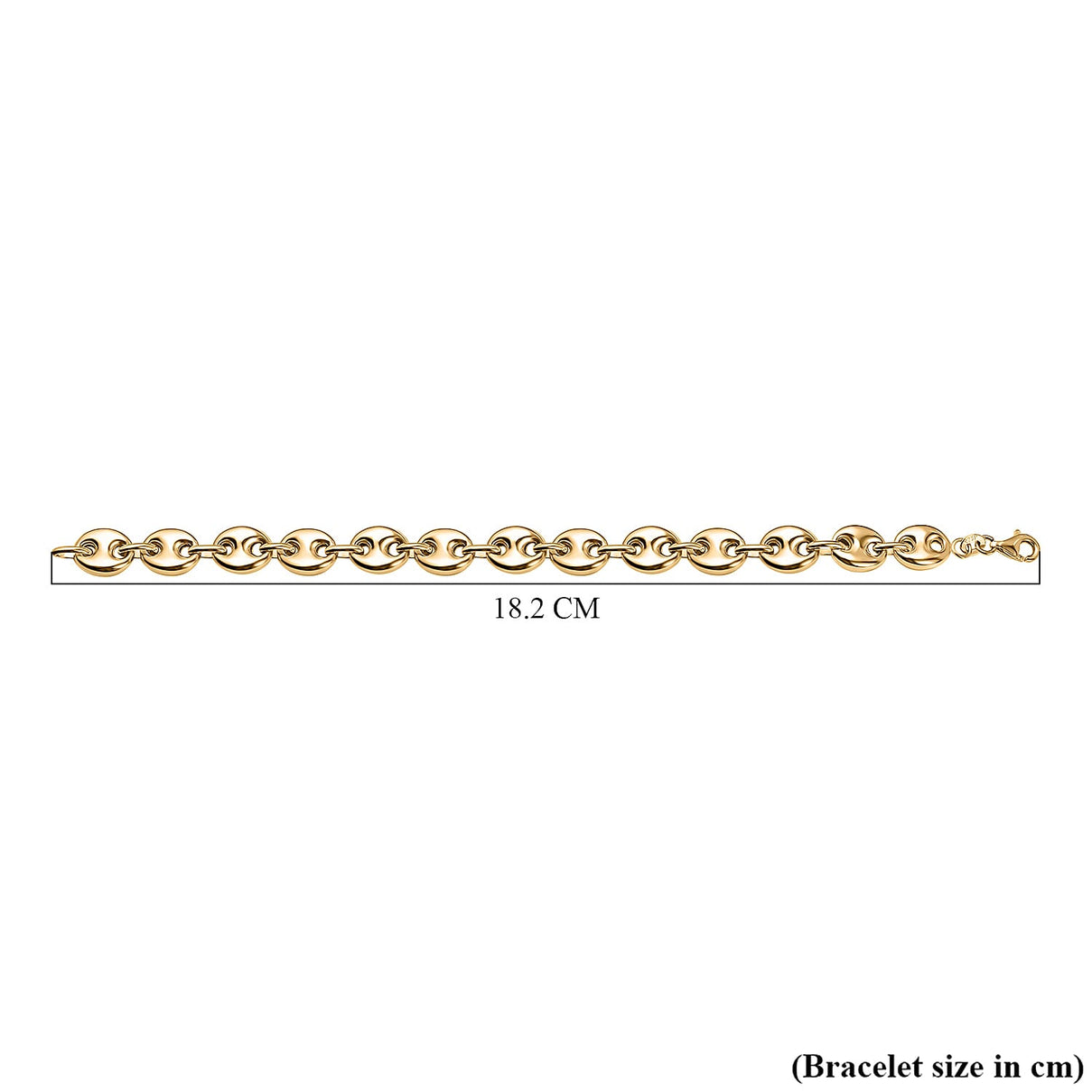 Mariner Bracelet in Yellow Gold Plated Sterling Silver (Size - 7), Silver Wt. 8.90 Gms 7657319 4