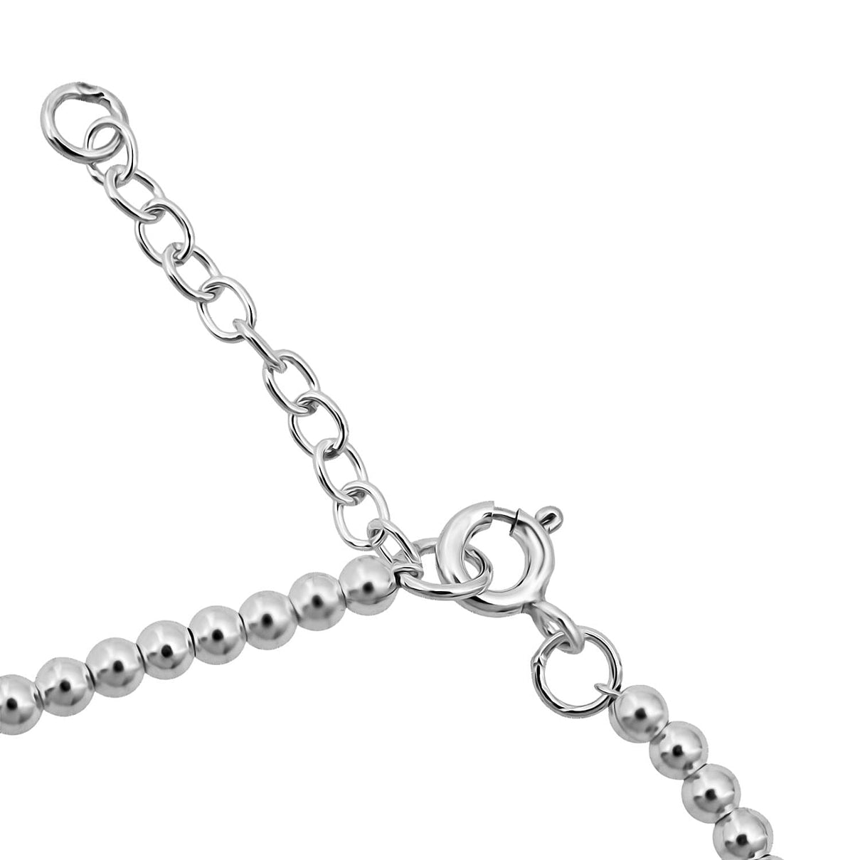 Close Out Deal - Sterling Silver Stretchable Bracelet (Size - 7-1 EXT) with Spring Ring Clasp 8503569 4