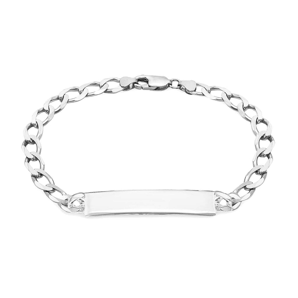 Sterling Silver Bracelet (Size - 8.5),  Silver Wt. 19.2 Gms