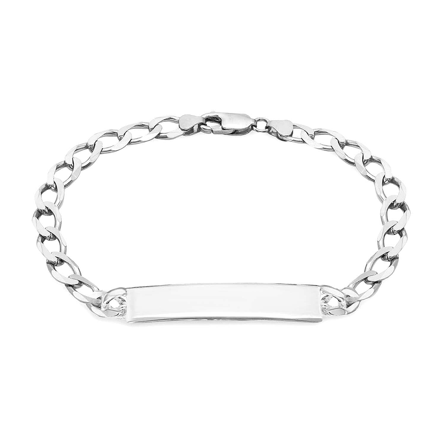 Sterling Silver 47.5mm x 8mm ID 200 Curb Bracelet 8.5 Inch 7457412 0
