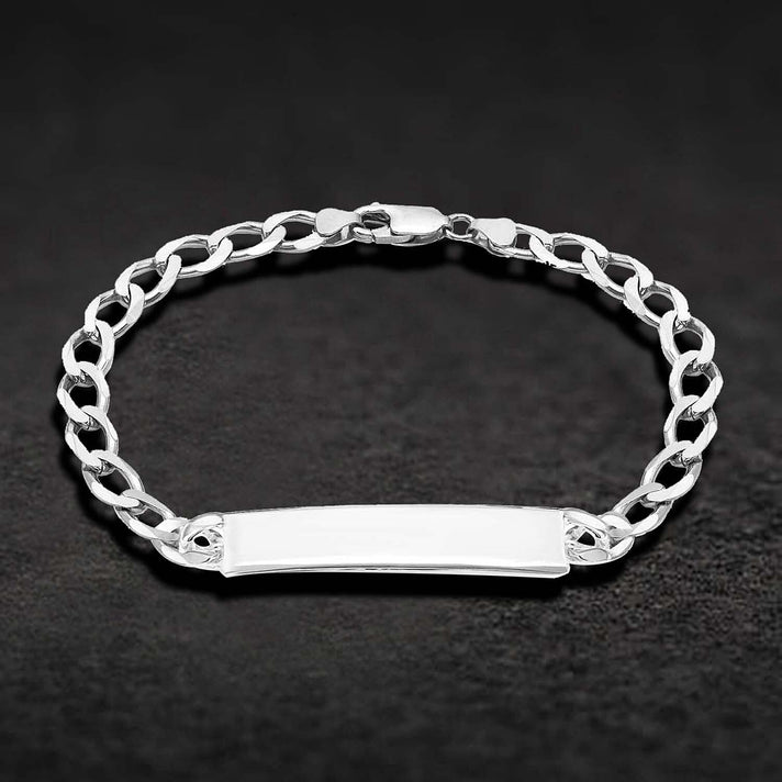 Sterling Silver 47.5mm x 8mm ID 200 Curb Bracelet 8.5 Inch 7457412 2