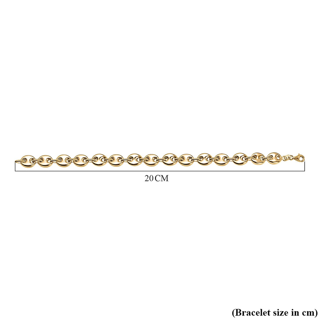 One Time close Out- Sterling Silver Mariner Bracelet (Size - 8),