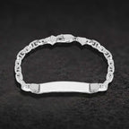 Sterling Silver Bracelet (Size - 8),  Silver Wt. 14.4 Gms