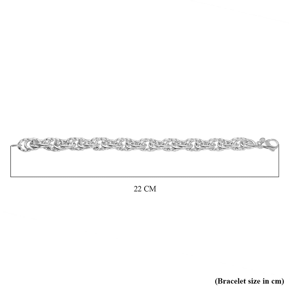 Sterling Silver Link Bracelet (Size - 8),  Silver Wt. 16.6 Gms 7760492 4
