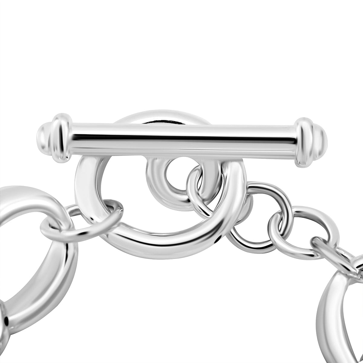 Sterling Silver Chain Link Bracelet - (Size - 8) 7810332 2