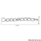 Bangkok Close Out Deal - Sterling Silver Bracelet (Size - 8),  Silver Wt. 21.47 Gms