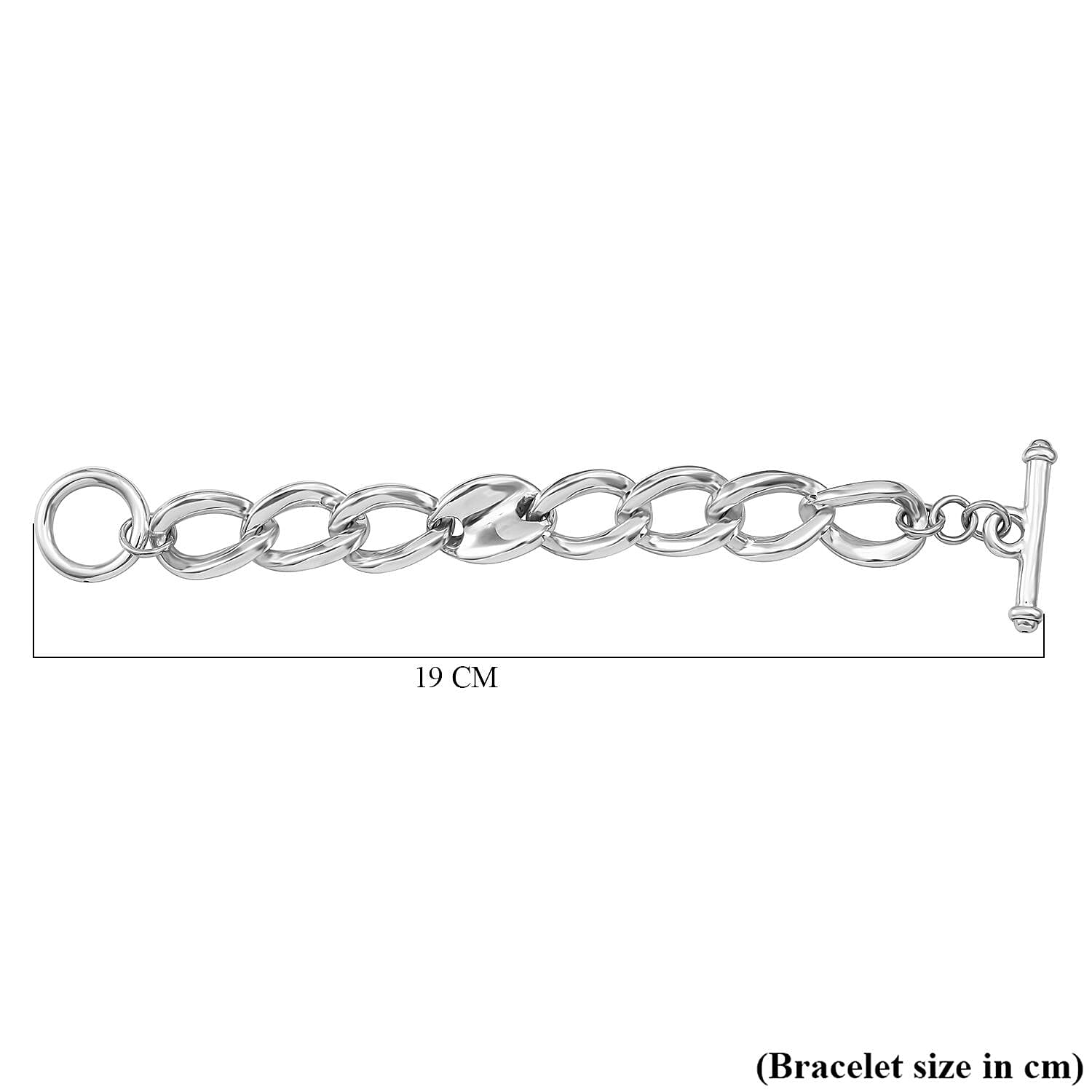 Bangkok Close Out Deal - Sterling Silver Bracelet (Size - 8) 7801404 3