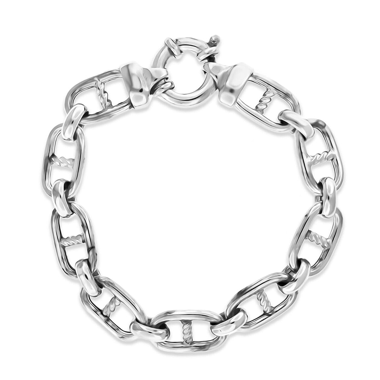 Sterling Silver Rambo Bracelet 8 Inch 7313286 0