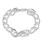 Sterling Silver Bracelet (Size - 8),  Silver Wt. 21.8 Gms