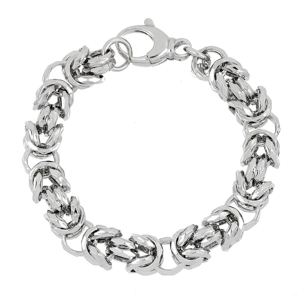 Vegas Find - La Bella Byzantine Bracelet in Sterling Silver (Size 8)