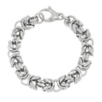 Vegas Find - La Bella Byzantine Bracelet in Sterling Silver (Size 8)