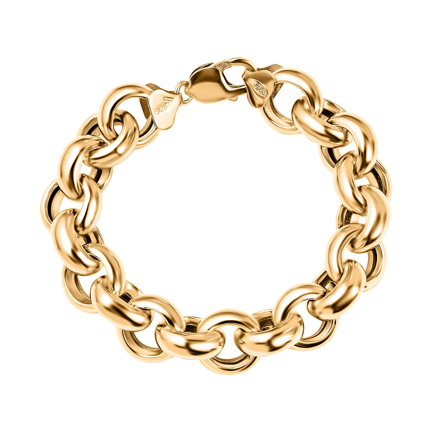 Italian Made - Sterling Silver Bracelet (Size - 8), Silver Wt. 30.00 Gms 8346925 0