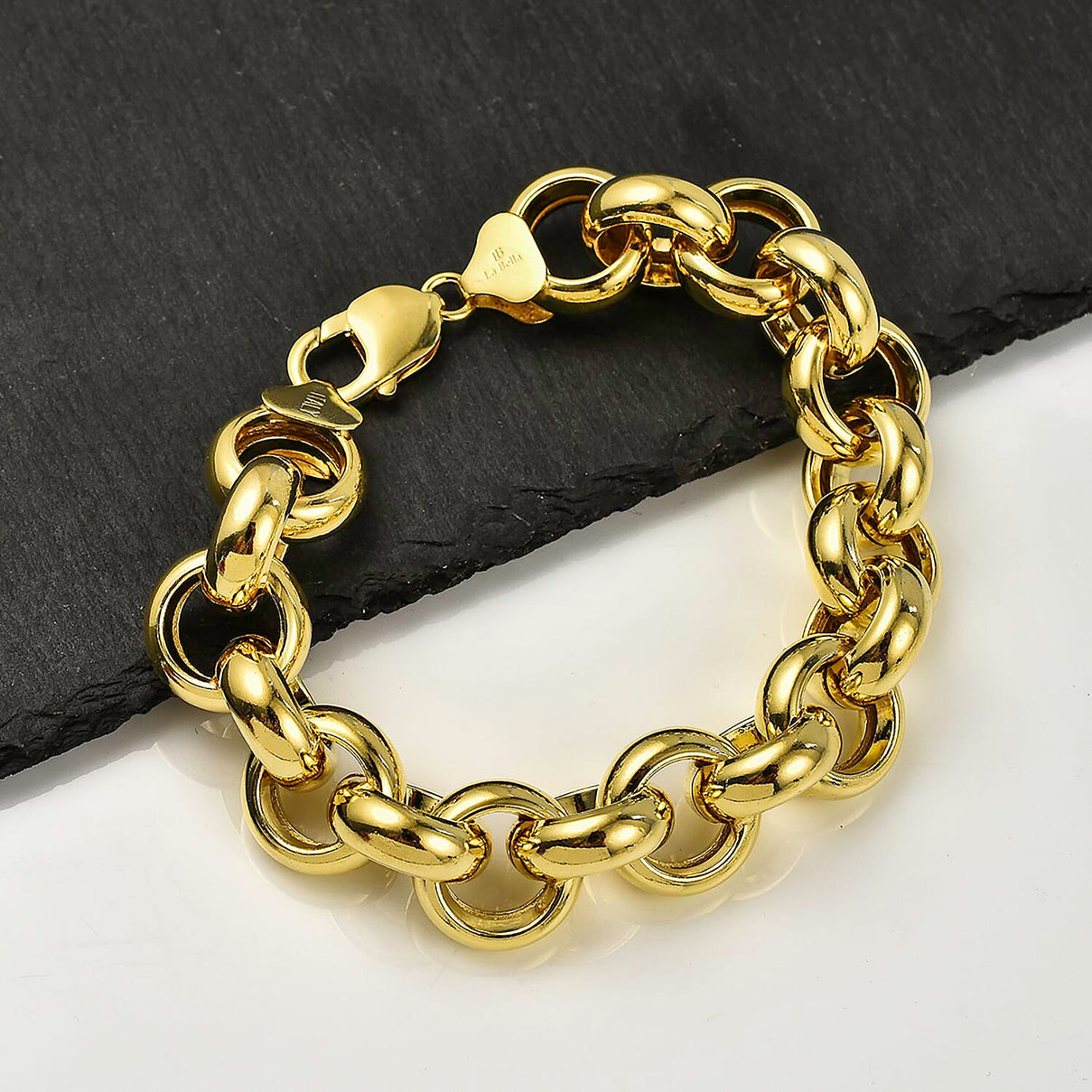 Italian Made - Sterling Silver Bracelet (Size - 8), Silver Wt. 30.00 Gms 8346925 1