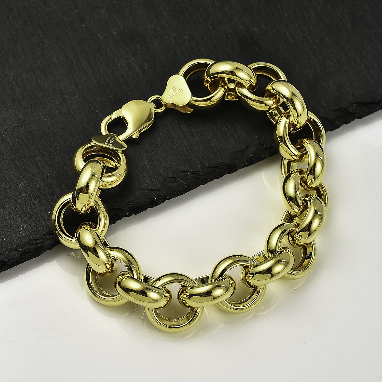 Italian Made - Sterling Silver Bracelet (Size - 8), Silver Wt. 30.00 Gms 8346925 1