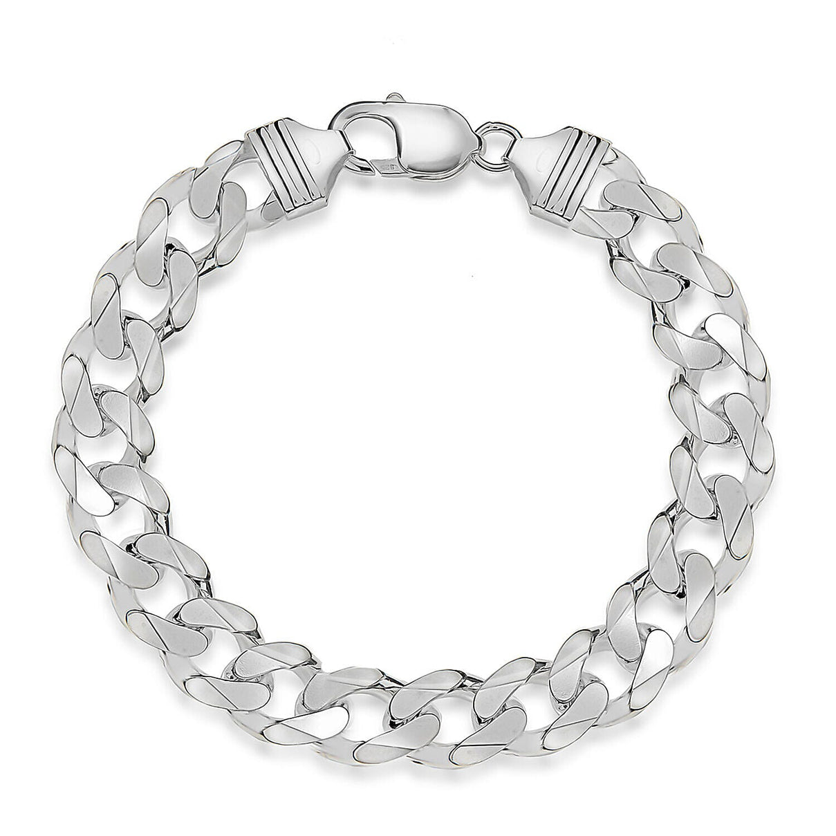 Sterling Silver 12mm Curb Bracelet 8 Inch 7313091 0