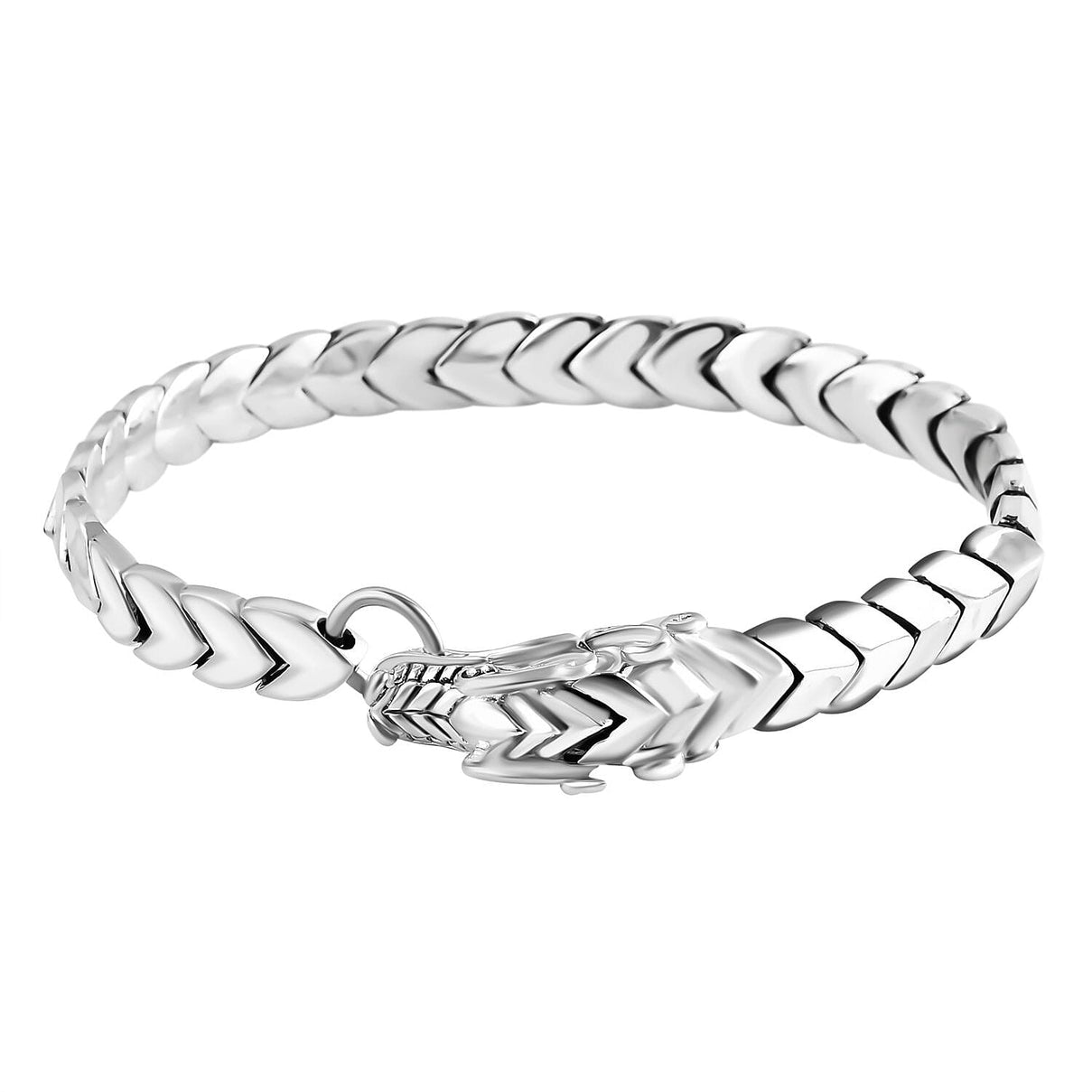 Sterling Silver Dragon Bracelet 8 Inch 7748559 0