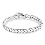 Royal Bali Collection - Sterling Silver Dragon Bracelet (Size 8) Silver Wt. 42.19 Gms.