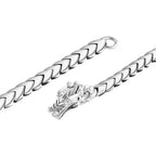 Royal Bali Collection - Sterling Silver Dragon Bracelet (Size 8) Silver Wt. 42.19 Gms.