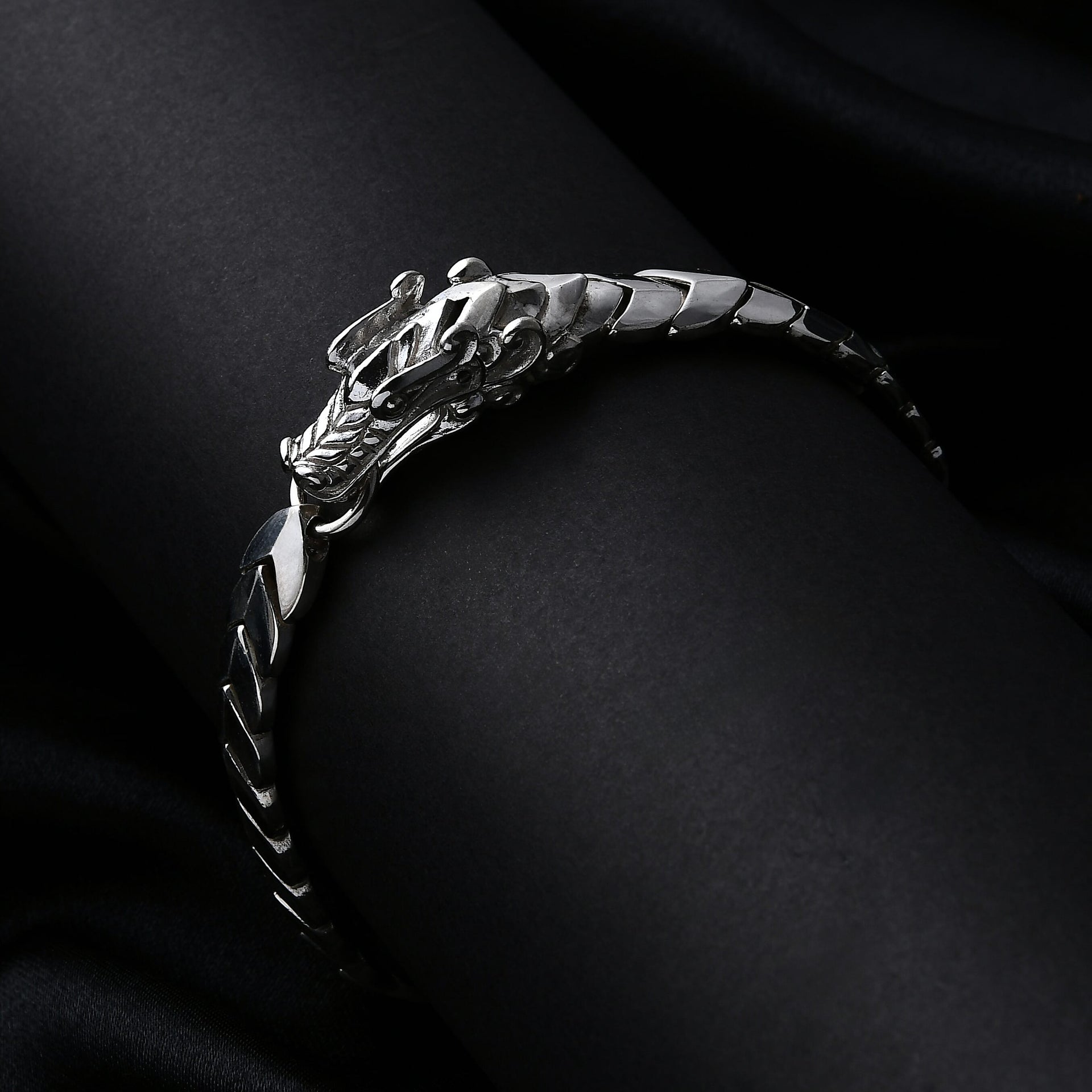 Sterling Silver Dragon Bracelet 8 Inch 7748559 6
