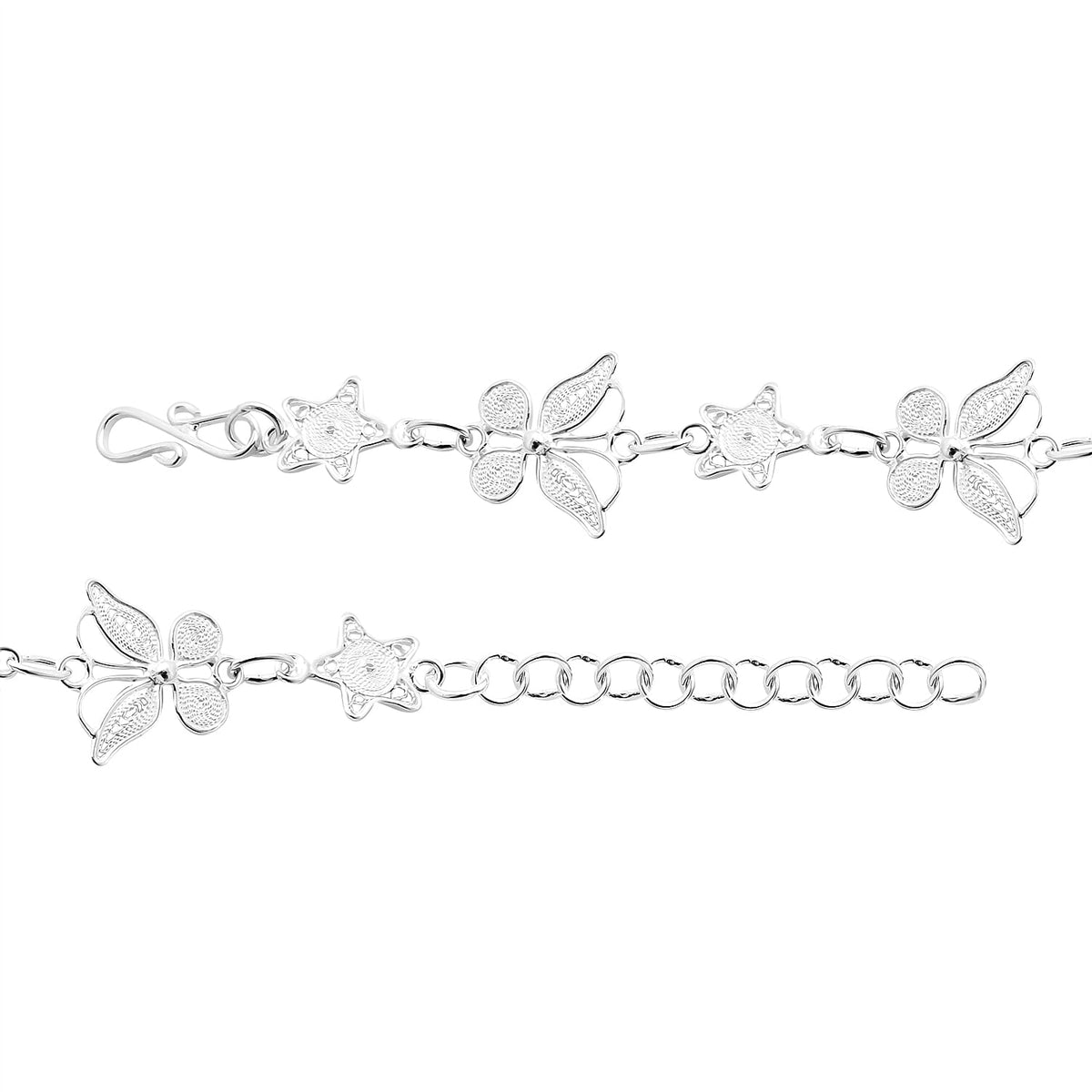 The Royal Bali Collection- Sterling Silver Butterfly Bracelet (Size 7.5) 7728421 3