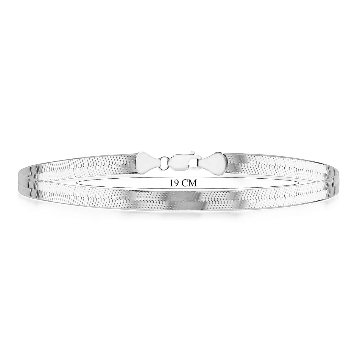 Triple Herringbone Bracelet 7.5 Inch in Sterling Silver 7567439 2