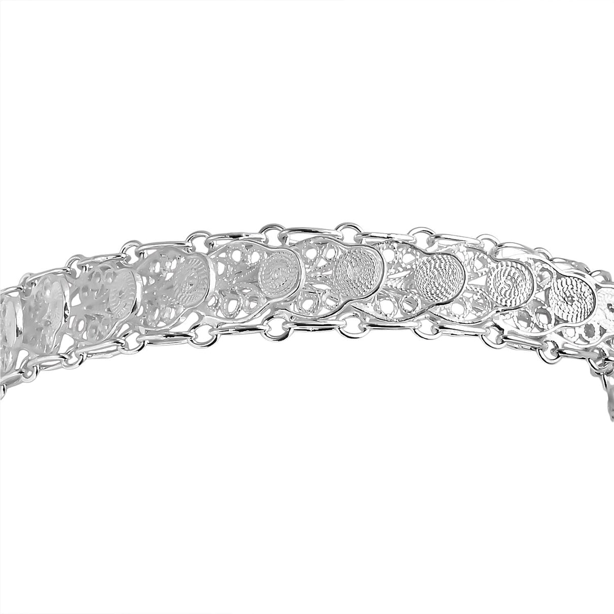 Royal Bali Collection Sterling Silver Bracelet (Size 8), Silver Wt. 8.65 Gms. 8234078 3