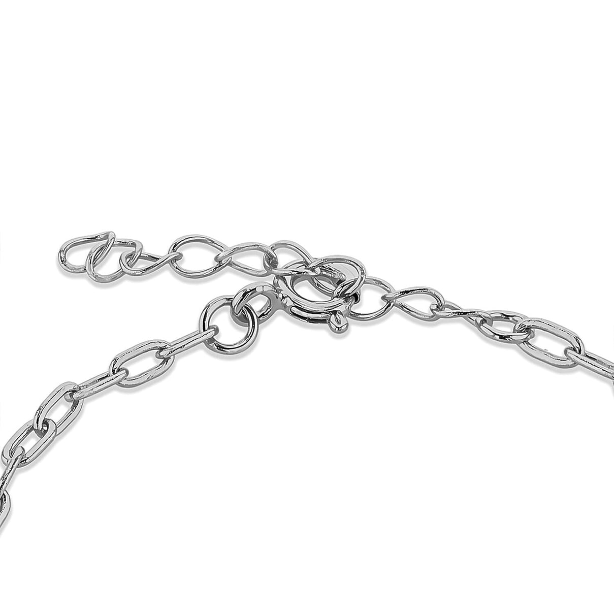 Sterling Silver 8mm x 9mm Initial L Initial Bracelet 6.7 Inch to 8 Inch 7368530 3