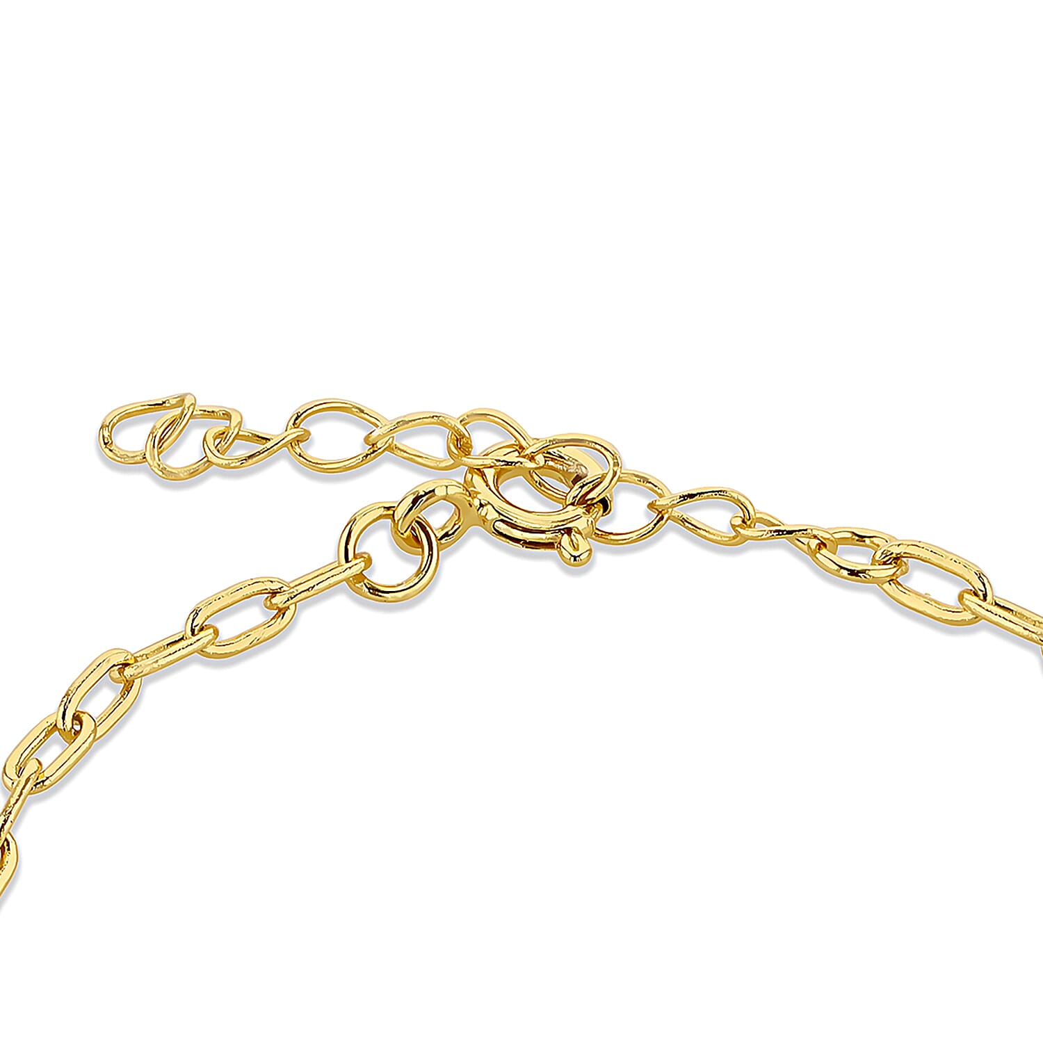 Sterling Silver Yellow Gold Plated 8mm x 9mm Initial J Initial Bracelet 6.7 Inch to 8 Inch 7369070 3