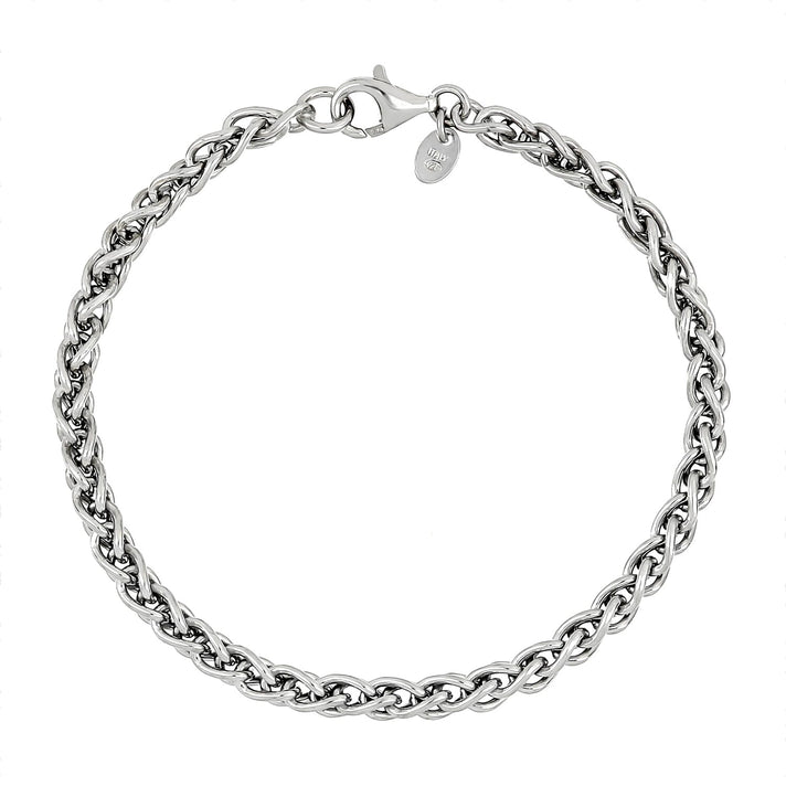La Bella Fine Italian Jewellery - Sterling Silver Bracelet (Size - 7.5) with Lobster Clasp 8499795 1