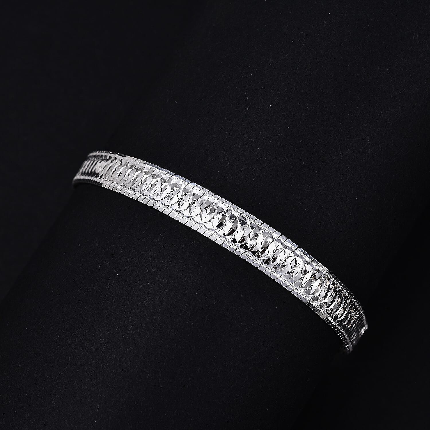 Sterling Silver Bracelet (Size - 7.5), Silver Wt. 13.50 Gms 7272307 1