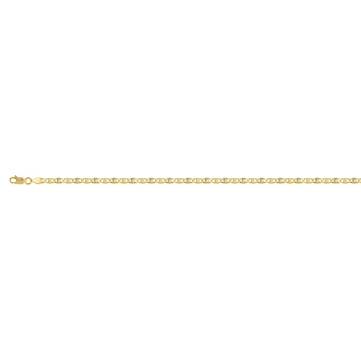 Italian Close Out - Gold Overlay Sterling Silver Bracelet (Size - 7.5) with Lobster Clasp 7980842 0