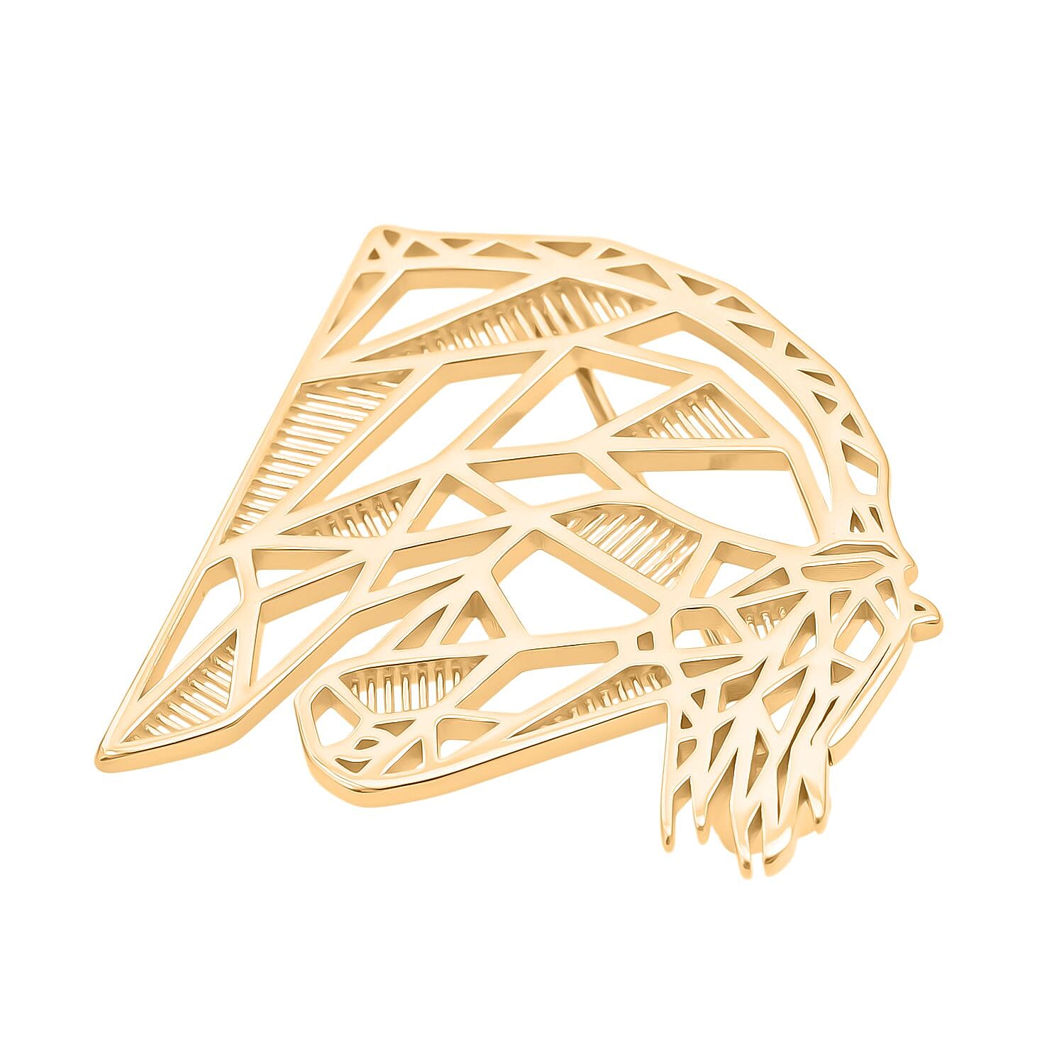 Treasure of Siam - Sterling Silver Brooch in Yellow Gold Plating, Silver Wt. 5.75 Gms. 8239230 2