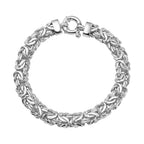 Sterling Silver Byzantine Bracelet (Size - 7.5), Silver Wt. 18.6 Gms