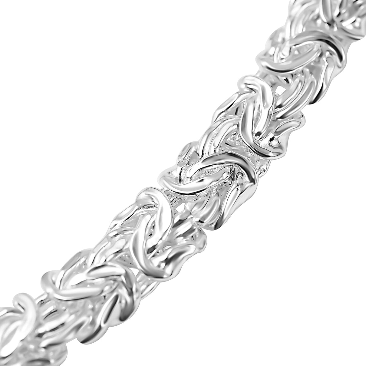 Sterling Silver Byzantine Necklace (Size - 20), Silver Wt. 34.5 Gms 7657091 2