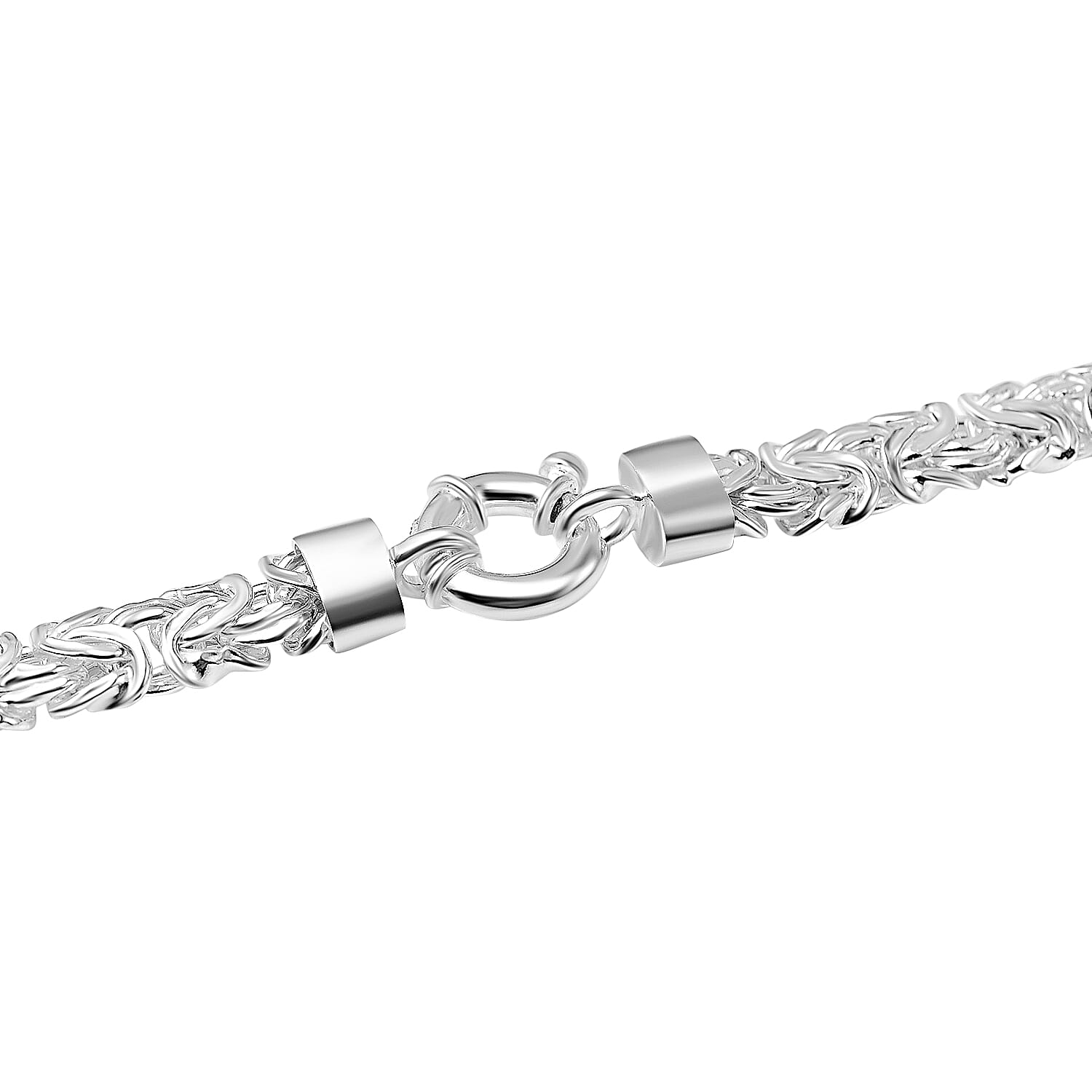 Sterling Silver Byzantine Necklace (Size - 20), Silver Wt. 34.5 Gms 7657091 3