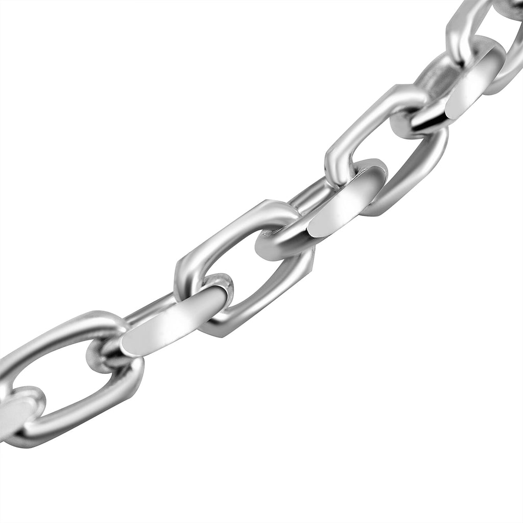 Sterling Silver Cable Necklace (Size - 20), Silver Wt. 20.06 Gms.