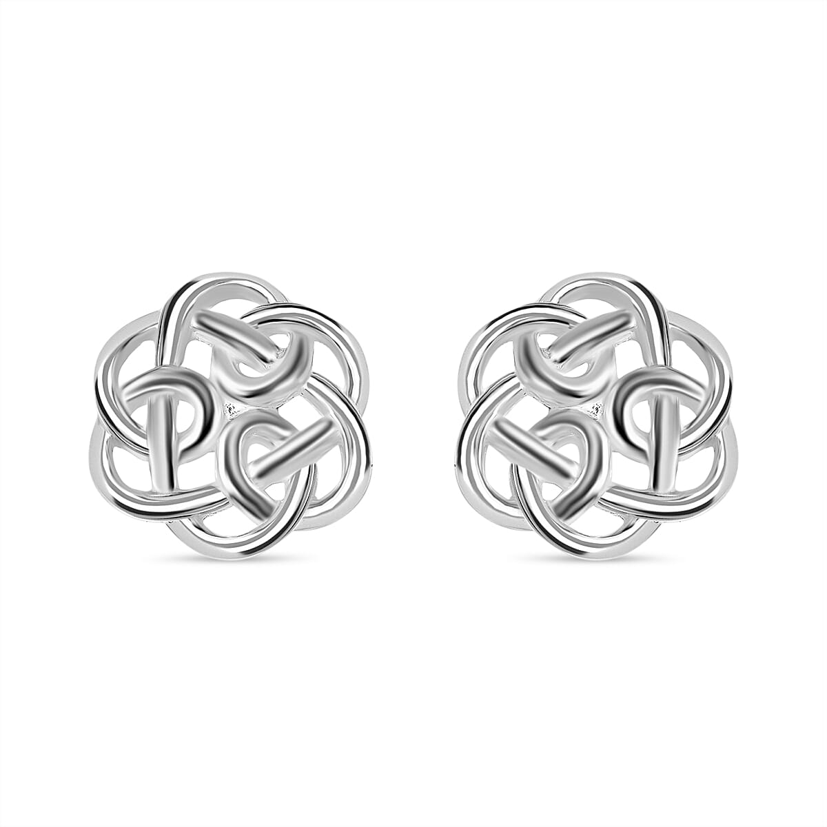 NY Closeout Deal - Sterling Silver Celtic Knot Studs 7782923 0