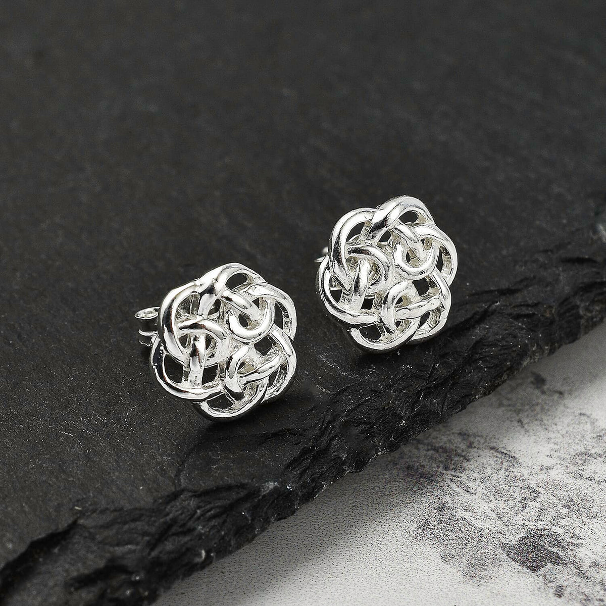 NY Closeout Deal - Sterling Silver Celtic Knot Studs 7782923 1