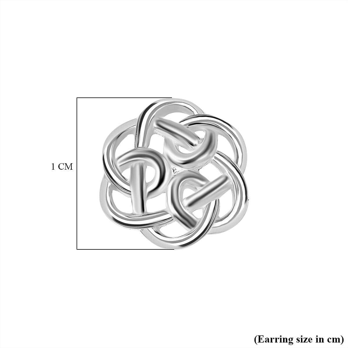 NY Closeout Deal - Sterling Silver Celtic Knot Studs 7782923 4