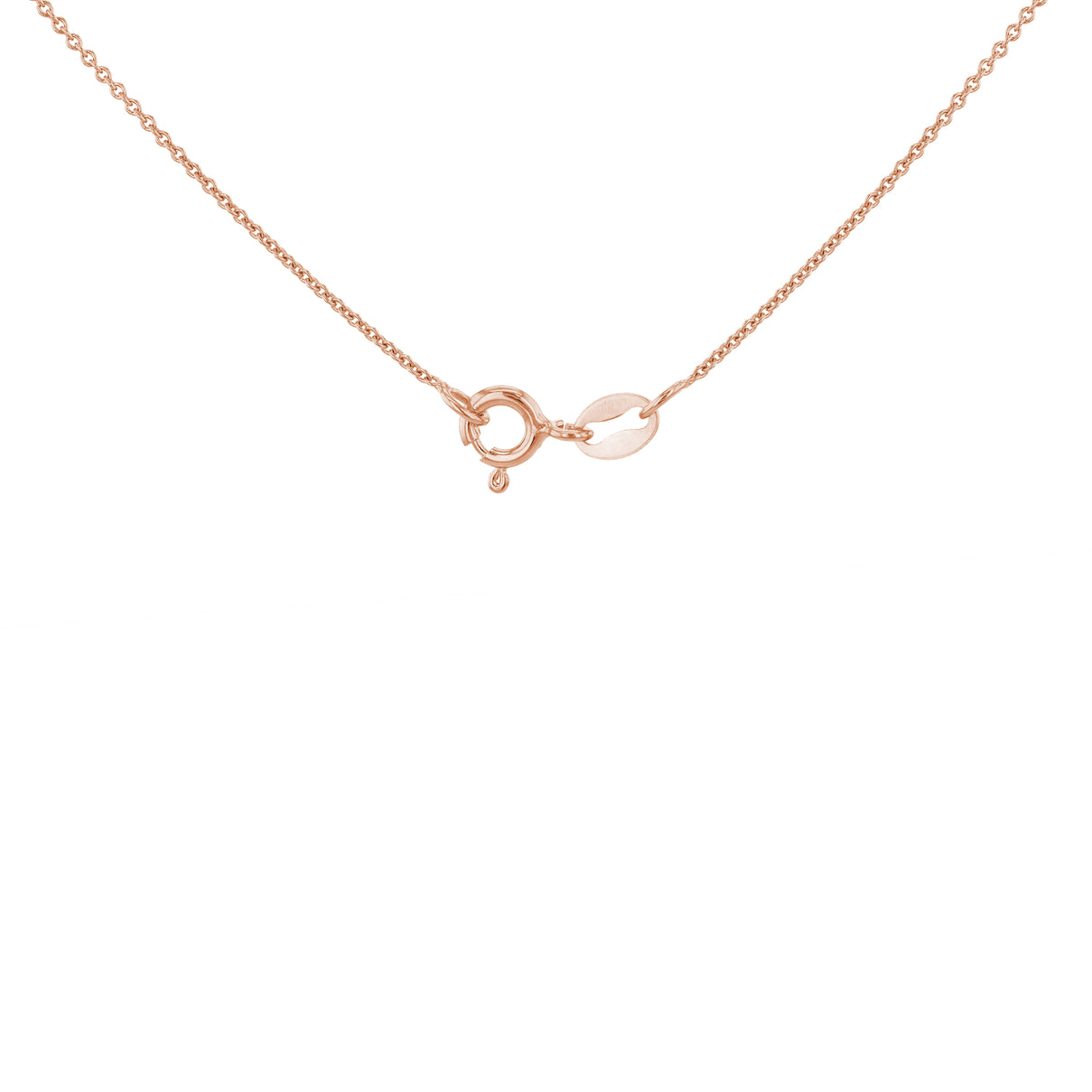 Sterling Silver Rose Gold Plated Fine Belcher Chain 14 Inch 7617779 3