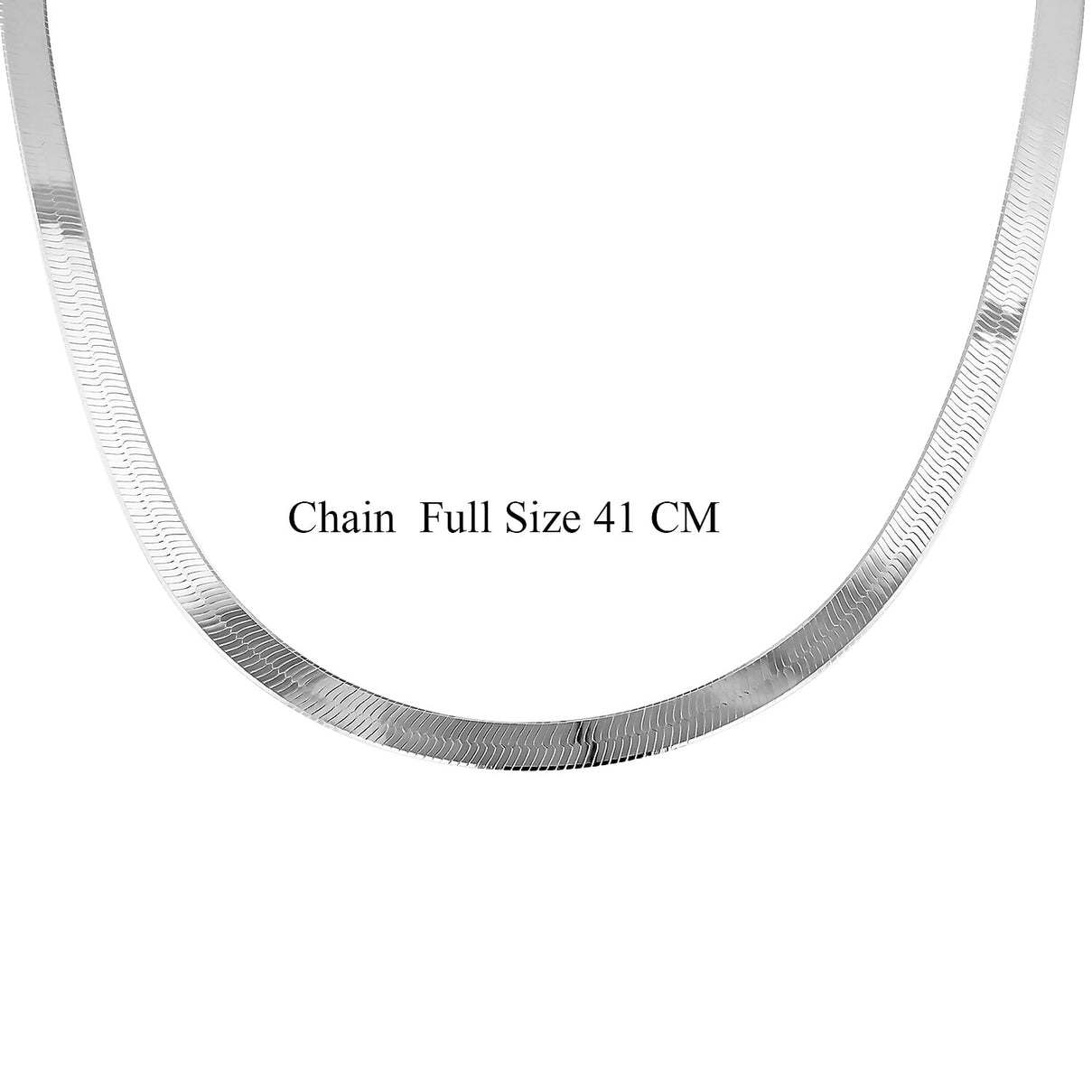 Triple Herringbone Chain 16 Inch in Sterling Silver 7567457 3