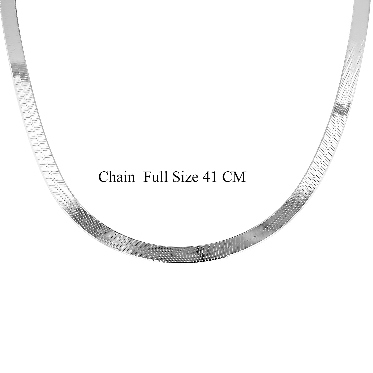 Triple Herringbone Chain 16 Inch in Sterling Silver 7567457 3