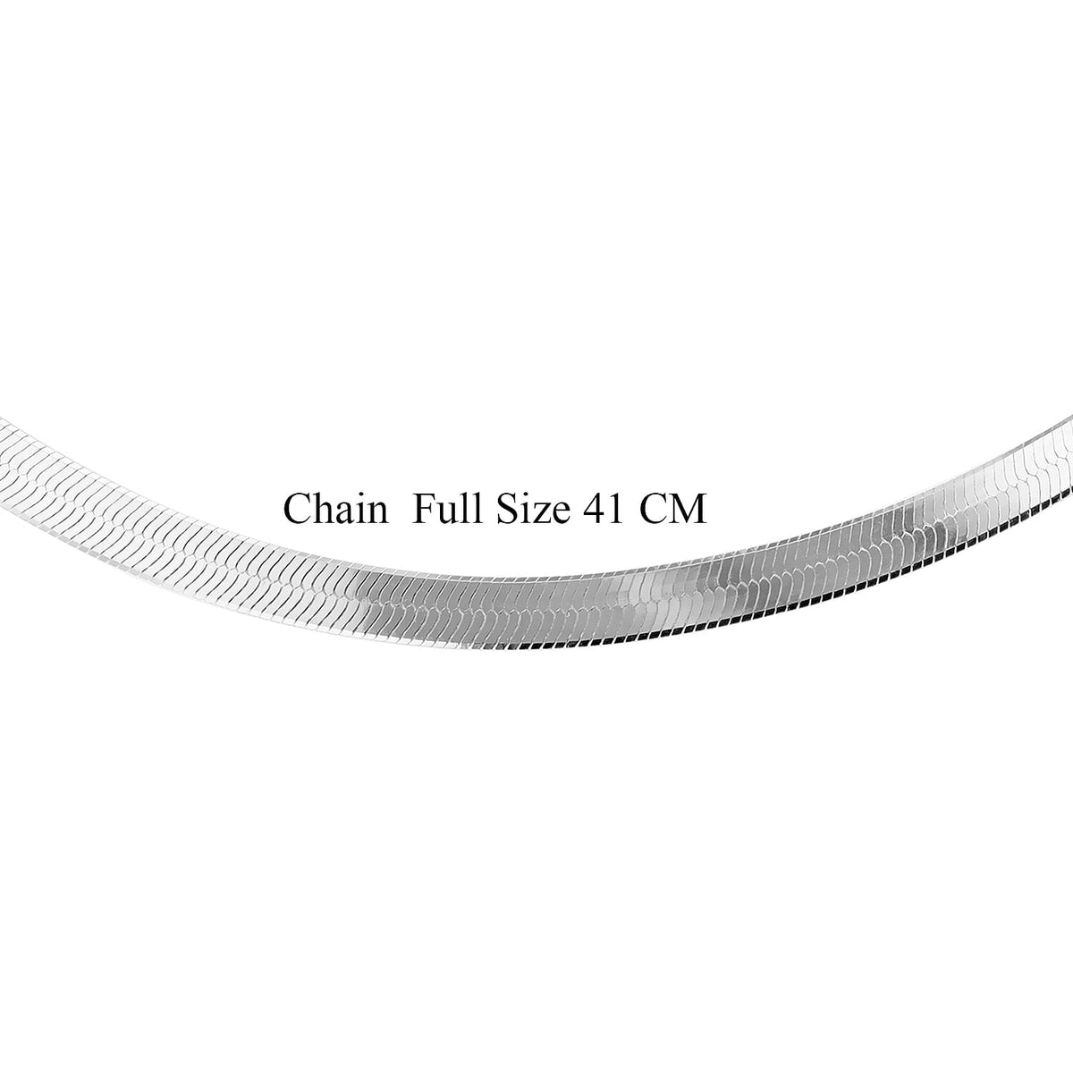 Triple Herringbone Chain 16 Inch in Sterling Silver 7567452 4
