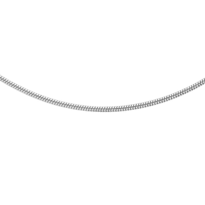 Sterling Silver 1Round Snake Chain 16 Inch 7595897 1