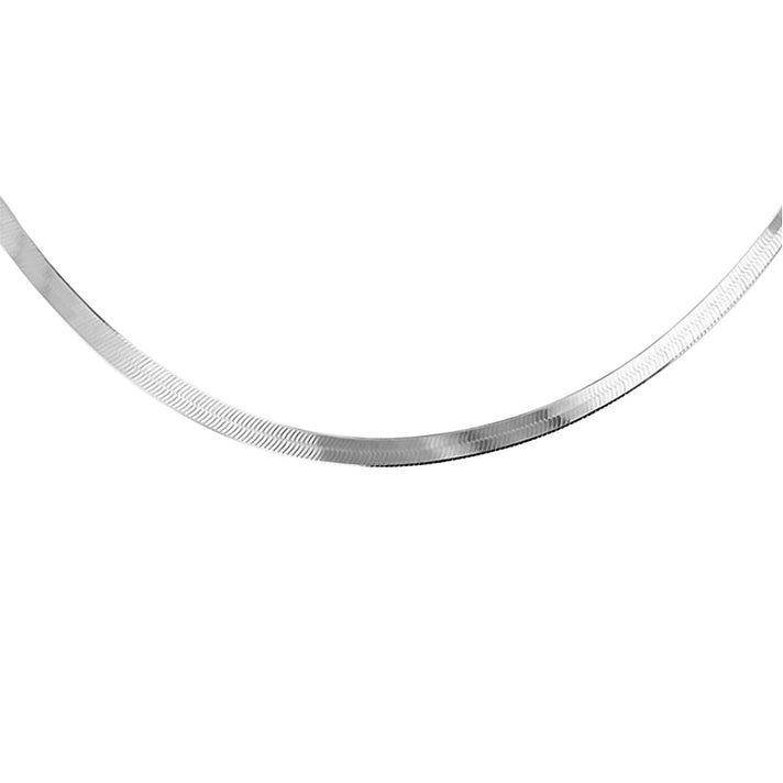 RACHEL GALLEY - Sterling Silver Herringbone Chain (Size - 16), Silver Wt. 5.9 Gms 7687955 2