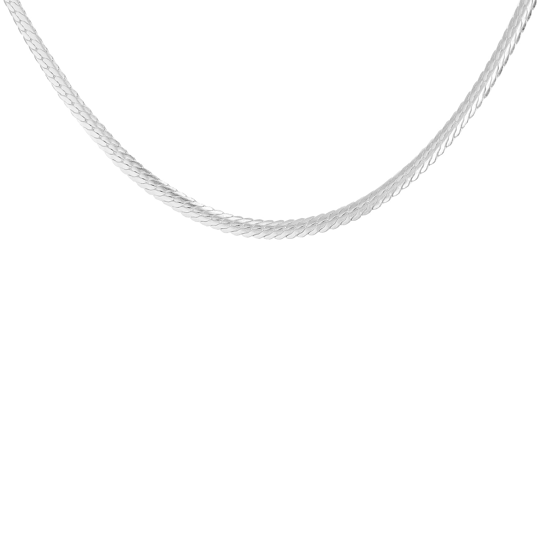 Sterling Silver 2.5mm Oval Herringbone Chain 16 Inch 7599339 2