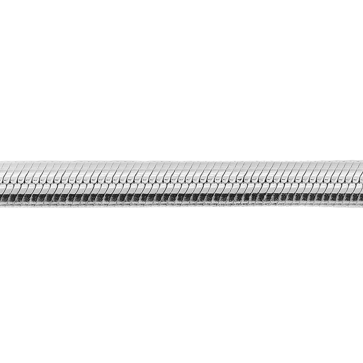 Sterling Silver 3.1mm Flat Snake Chain 16 Inch 7596071 1