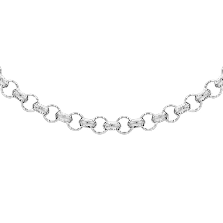 Sterling Silver Round Belcher Chain 16 Inch 7607719 1