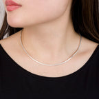Sterling Silver Chain (Size - 16),  Silver Wt. 8.4 Gms